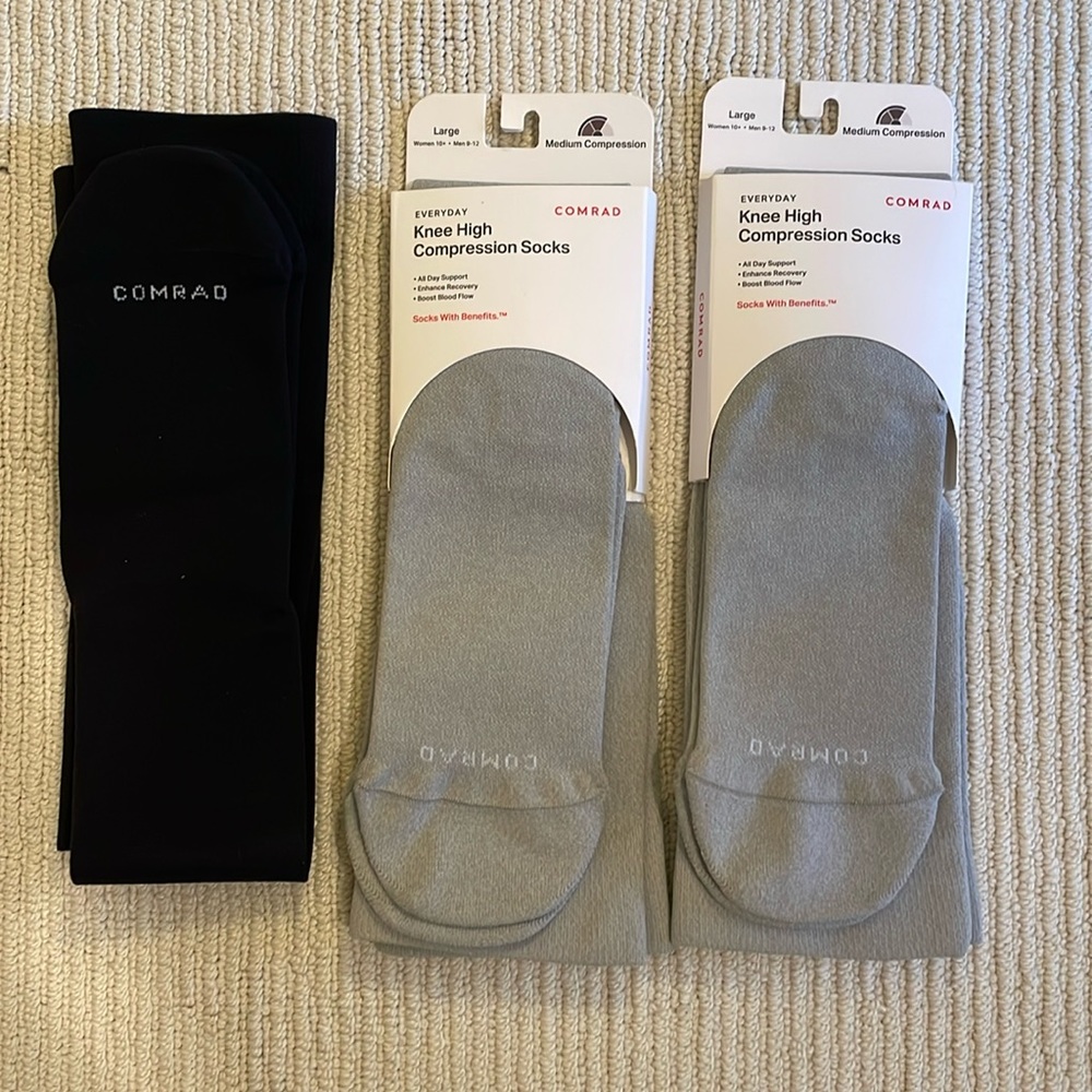 Comrad knee- high compression socks, Large